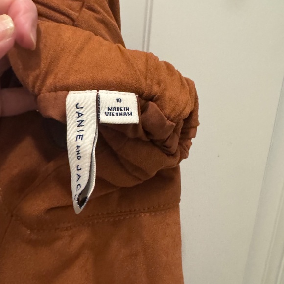 JANIE AND JACK GIRLS FAUX SUEDE RUFFLE SKIRT SIZE 10 - Picture 3 of 3